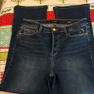 Judy Blue Women's Dark Blue Boyfriend Jeans